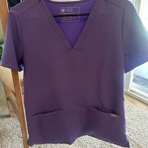 Figs Technical Collection Vivid Purple Top